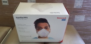 960 X BRAND NEW HONEYWELL NORTH SUPER ONE FFP3 FILTERING HALF MASK ( EACH MASK INDIVIDUALLY PACKED ) - IN 5 BOXES