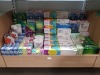 APPROX 100 X FACTORY SEALED TISSUE BOXES / TISSUE MULTIPLE PACKS IN VARIOUS SIZES & DESIGNS - MAINLY SUPERMARKET, CASH & CARRY & PHARMACY BRANDED (NOTE: THESE ARE FACTORY APPROVAL SAMPLES- BATCH NUMBER & DATE MARKED BUT IDEAL FOR END USER)