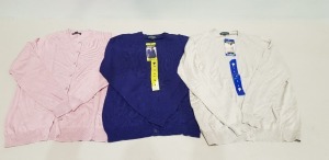 29 X BRAND NEW NICOLE MILLER KNITTED CARDIGANS IN SIZES S - M - L