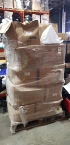 2800 + X BRAND NEW WHITE TRIANGLE PILLOW CASES ON 1 FULL PALLET