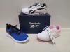 8 X EX DISPLAY REEBOK TRAINER LOT CONTAINING REEBOK ROYAL CL JOG 2.0 - REEBOK XT SPRINTER 2.0 - REEBOK ROYAL PRIME 2.0 IN SIZE 4