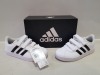 6 X EX DISPLAY ADIDAS VL COURT 2.0 CMF TRAINERS IN SIZES UK 1 - 2 - 2.5