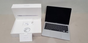 1 X BRAND NEW APPLE MACBOOK AIR ( MODEL A2337) / 13 INCH SCREEN / APPLE M1 CHIP / 8 GB UNIFIED MEMORY / 256GB SSD - WITH BOX AND CHARGER