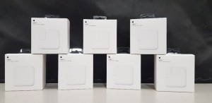 7 X BRAND NEW APPLE USB-C 30 W POWER ADAPTERS (MODEL : A2164)