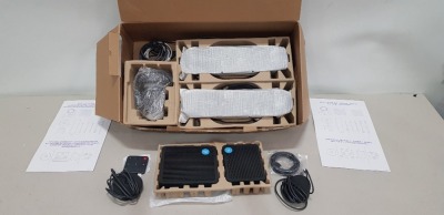 1 X BRAND NEW LOGITECH RALLY PLUS ULTRA HD PTZ CONFERENCE CAM - TO INCLUDE 1 X PTZ CAMERA / 1 X REMOTE / 2 X SPEAKERS CABLES ATTACHED / 2 X MICPODS / 1 X TABLE HUB / 1 X DISPLAY HUB ( PLEASE NOTE IT’S A COMPLETE SET JUST SOME CABLES MISSING ) ( RALLY