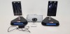2 X THERMA-I FEVER MONITORS ( MODEL : TFMIR820 ) INCLUDES STANDS ( 1 XPOWER LEAD ) 1 X CISCO TELE PRESENCE CONFERENCE CAMERA INCLUDES MICROPHONE PAD - ( NO POWER LEADS )