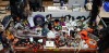 50 X BRAND NEW MIXED HALLOWEEN LOT CONTAINING VARIOUS HALLOWEEN THEMED ITEMS INCLUDING , SPOOKY HANGING DOLLS WITH KNIFE , HANGING SKELETON , BO JUMPING SPIDER , UPPER BODY CORPSE WITH CROW , 1.12M FULL BODY CORPSE WITH RATS ETC - ON A FULL BAY