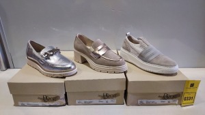 4 X BRAND NEW DL SPORT SHOE LOT CONTAINING - MARSALA ARGENTO SHOES - GERICO GRIGIO POP BIANCO SHOES - VELOUR IVORY MARSALA PLATINO SHOES - NABUK MELACOTON SHOES ALL IN SIZE 36 - RRP-£190.00