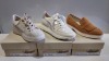 4 X BRAND NEW DL SPORT SHOE LOT CONTAINING -ZAGO BEIGE SHOES - NABUK MELACOTON - LOGIC BURRO SHOES - VELOUR MASTICE SHOES - ALL IN SIZE 41 - RRP-£190.00PP