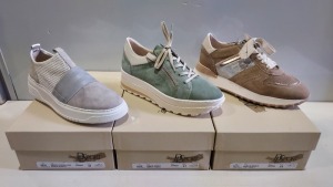 4 X BRAND NEW DL SPORT SHOE LOT CONTAINING -GERICO PISTACCHIO SHOES - NABUK TASSO SHOES - GERICO GRIGIO SHOES - LOGIC ACQUA MARIN SHOES- ALL IN SIZE 41- RRP-£190.00PP