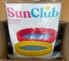 9 X BRAND NEW KIDS SUN CLUB LARGE COLOURFUL BRIGHT INFLATABLE PADDLING POOL IN RED AND YELLOW ( 157 CM X 25 CM ) IN 1 BOX AND 3 LOOSE - 2