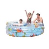 8 X BRAND NEW BESTWAY KIDS H20 GO SINGLE SLIDER WITH RAMP ( SIZE5.49 M - 18TH LENGTH ) 3 X BRAND NEW LARGE JILONG OCEAN FUN 3 RNG INFLATABLE PADDLING POOL SIZE ( 150 X 53 CM - 558 LITRE CAPACITY ) - IN 2 BOXES - 5