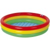 24 X BRAND NEW BOXED PMS COLOURFUL SUN CLUB 3 RING RAINBOW INFLATABLE PADDLING POOL ( SIZE 100 X 22 CM - 95 LITRES CAPACITY ) - IN 2 BOXES