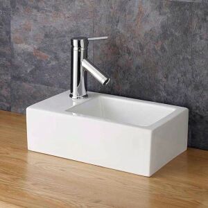 TRADE LOT OF 15 X BRAND NEW 560 X 330MM WHITE SLIM CERAMIC BASINS (PROD CODE 812) - RRP £89.85 - TOTAL £1349.25 - BASINS ONLY