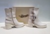 3 X BRAND NEW DL SPORT SHOE LOT CONTAINING MAGIC BURRO BOOTS- VITELLO LATTE BOOTS - NABUK NERO BOOTS - ALL IN SIZE 38- RRP-£190.00PP - 2