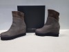 2 X BRAND NEW PATRIZIA BONFANTI SHOE LOT CONTAINING - FREYA ZANZI NERO BOOTS - FREYA NADA PULL UP BOOTS IN SIZE 37 RRP-£259.00 PP - 2