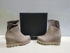 2 X BRAND NEW PATRIZIA BONFANTI NABUK PIETRA ANKLE BOOTS - NANA BLU BOOTS IN SIZE 36