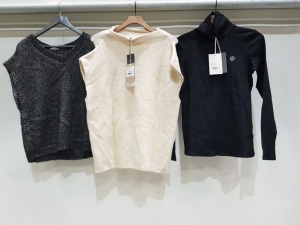 10 X PIECE BRAND NEW MIXED CLOTHING LOT CONTAINING - JANE LUSHKA ORGANIC RIPS TOP - JANE LUSHKA SWEAT POLO - JANE LUSHKA VERA PANTS TECH JERSEY - JANE LUSHKA PULLOVER ETC ALL IN VARIOUS SIZES