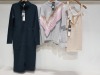 3 X PIECE BRAND NEW MIXED CLOTHING LOT CONTAINING - ISLA ZIGGY MOCK NECK JUMPER RRP-£249.00 - ANIA SCHIERHOLT CARAMEL TOP RRP- £215.00 - ANIA SCHIERHOLT KLEID JACKET RRP-£369.000