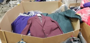FULLPALLET OF WINTERBOTTOMS BLAZERS IN PURPLE - BLACK - BROWN - GREY ALL IN VARIOUS SIZES