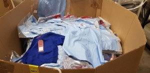 FULL PALLET OF WINTERBOTTOMS SCHOOL CLOTHING CONTAINING BOYS 2 PACK SHIRTS - GIRLS BLOUSES - SWEATSHIRTS - GIRLS NON IRON SHIRTS - ETC ALL IN AVRIOUS SIZES