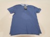 10 X BRAND NEW MIXED CLOTHING LOT TO INCLUDE 6X POLO SHIRT BY KENSINGTON IN BLUE 4X JACK AND JONES SWEATSHIRT AND HOODY IN BLUE MED AND LARGE
