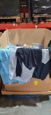 FULL PALLET OF WINTERBOTTOMS SCHOOL BADGED BLAZERS (EMBROIDERED ON POCKET) IN VARIOUS COLOURS AND SIZES