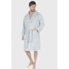 16 X BRAND NEW HARVEY JAMES MENS GREY LUXURY DRESSING GOWN SIZE LARGE