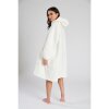 9 X PIECE BRAND NEW MIXED CLOTHING LOT TO INCLUDE 5X ONE SIZE HOODIE SHERPA FLEECE PONCHOS - 4X LUXURY FLUFFY HOODED HEART DRESSING GOWNS IN GREY SIZE L - 2
