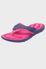 12 X BRAND NEW DUNLOP WOMANS MEMORY FOAM FLIP FLOPS IN NAVY FUCHSIA - ALL IN SIZE UK 6 - IN 1 BOX - 3
