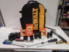 20 X PIECE MIXED LOT CONTAINING - DEWALT TOOL BAG WITH VARIOUS TOOLS - 3 X BINOCULARS - 3 X GILLETTE FUSION RAZORS - 2 X HEAD PHONES ETC