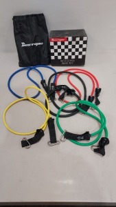 70 X BRAND NEW RESISTANCE BAND KITS WITH VARIOUS KG STRENGTHS