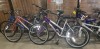 7 X MIXED BIKE LOT CONTAINING - GT MOUNTAIN BIKE - TRAX BIKE - DIAMOND BACK BIKE - TUNDRA BIKE ETC ALL IN POOR CONDITION - 2
