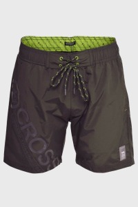 22 X BRAND NEW CROSSHATCH MENS PACIFIC SWIM SHORTS IN MAGNET GREY - ALL IN SIZE MEDIUM - IN 1 BAG