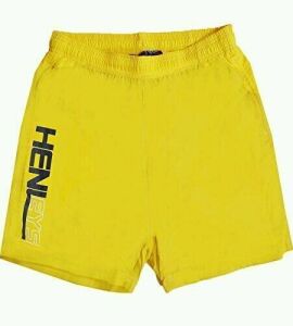 24 X BRAND NEW HENLEYS FENDER SWIM SHORTS IN YELLOW - SIZE SMALL - IN 2 BAGS