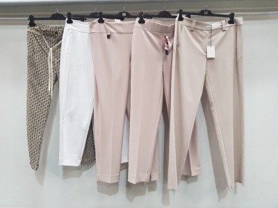5 PIECE MIXED BRAND NEW PANTS LOT CONTAINING 2 X ANIA SCHIERHOLT PANTS, 2 X JOSEPH RILKOFF PANTS AND 1 X JANE LUSHKA PANTS IN VARIOUS SIZES