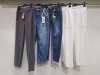 5 PIECE MIXED BRAND NEW PANTS LOT CONTAINING 2 X ANIA SCHIERHOLT PANTS, 2 X RAFFAELLO ROSSI JEANS AND 1 X JOSEPH RILKOFF PANTS IN VARIOUS SIZES