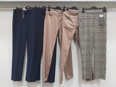 5 PIECE MIXED BRAND NEW PANTS LOT CONTAINING 3 X RAFFAELLO ROSSI PANTS AND 2 X JOSEPH RILKOFF PANTS IN VARIOUS SIZES