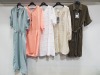 5 PIECE MIXED BRAND NEW CLOTHING LOT CONTAINING 2 X ZYGA DRESSES, 2 X ANIA SCHIERHOLT DRESSES AND 1 X ALPHA DRESS IN VARIOUS SIZES