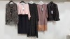 5 PIECE MIXED BRAND NEW CLOTHING LOT CONTAINING 4 X LUISA CERANBO SHIRTS/DRESSES - 1X JOSEPH RILKOFF DRESS IN VARIOUS SIZES