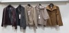 5 PIECE MIXED BRAND NEW CLOTHING LOT CONTAINING 5 X ANIA SHCIERHOLT JACKETS/ BLAZERS IN VARIOUS SIZES