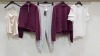 5 PIECE MIXED BRAND NEW CLOTHING LOT CONTAINING 1 X KINROSS CASHMERE PANTS, 3 X JANE LUSHKA TOPS AND 1 X LUISA CERANO VEST IN VARIOUS SIZES