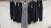 5 PIECE MIXED BRAND NEW CLOTHING LOT CONTAINING 2 X 2 PIECE ANIA SCHIERHOLT LONG BLAZER AND PANTS SET AND 1 X JOSEPH RILKOFF DRESS IN VARIOUS SIZES