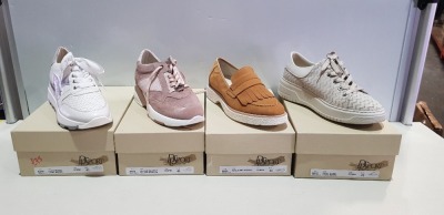 4 X BRAND NEW DL SPORT SHOE LOT CONTAINING - ZAGO BIEGE SHOES - NABUK MELACOTON SHOES LOGIC BURRO SHOES - VELOUR MASTICE SHOES - ETC ALL IN SIZE 41- RRP £190.00PP