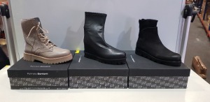 4 X BRAND NEW PATRIZIA BONFANTI SHOE LOT CONTAINING - BOOTS IN SIZES 40- RRP-£259.00PP