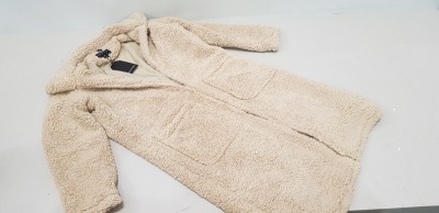 11 X BRAND NEW WOMENS BRAVE SOUL LONGLINE OVERSIZED SOFT FLEECE COAT SIZES UK 10-12-14-16