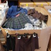 FULL PALLET OF WINTERBOTTOMS SCHOOL CLOTHING TO INCLUDE BLAZERS, SKIRTS , IN VARIOUS COLOURS AND SIZES