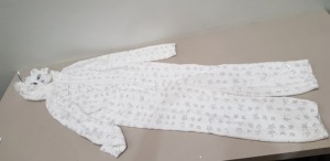 10 X BRAND NEW WOMENS SILVER STAR PRINT ONESIES SIZE XL