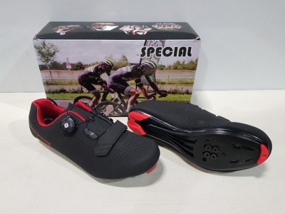 10 X BRAND NEW UPON HIKING CYCLING SHOES IN BLACK SIZE 8