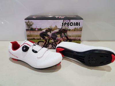10 X BRAND NEW UPON HIKING CYCLING SHOES IN WHITE SIZE 9